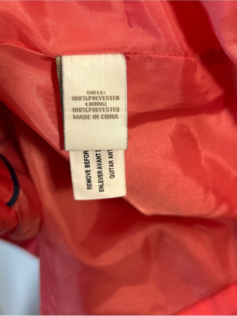 breckenridge Coral Pink Utility Anorak Jacket - Picture 6 of 8